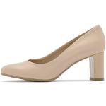 Hellbeige Elegante Ryłko High Heels & Stiletto-Pumps aus Glattleder für Damen Größe 36 