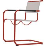 Moderne Thonet Stühle im Bauhausstil aus Polyrattan mit Armlehne 
