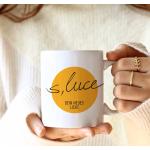 s.luce Kaffee oder Tee Tasse mit Logo