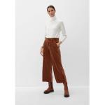 Zimtfarbene s.Oliver Caprihosen & 3/4-Hosen mit Reißverschluss aus Baumwolle für Damen Größe XL 