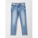 Blaue Sportliche s.Oliver Slim Jeans für Kinder mit Reißverschluss aus Baumwolle Größe 170 