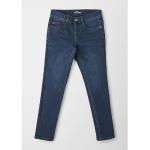Marineblaue s.Oliver Slim Jeans für Kinder mit Reißverschluss aus Denim Größe 170 