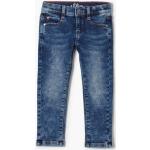 Blaue s.Oliver Slim Jeans für Kinder mit Reißverschluss aus Baumwolle trocknergeeignet Größe 134 