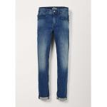 Reduzierte Blaue s.Oliver Slim Jeans für Kinder mit Reißverschluss aus Baumwolle trocknergeeignet Größe 170 