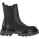 Reduzierte Schwarze s.Oliver Ankle Boots & Klassische Stiefeletten aus Leder für Damen Größe 39 