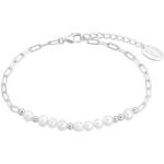Silberne s.Oliver Damenarmbänder aus Silber mit Echte Perle 