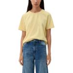 Gelbe s.Oliver T-Shirts aus Baumwolle für Damen Größe M 