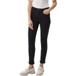 Marineblaue s.Oliver BLACK LABEL Skinny Jeans mit Reißverschluss aus Baumwollmischung für Damen Größe S Weite 38 