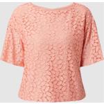 Reduzierte Korallenrote s.Oliver BLACK LABEL Blusenshirts & Schlusen aus Spitze für Damen Größe XL 
