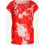 Hellrosa Blumenmuster s.Oliver BLACK LABEL Blusenshirts & Schlusen aus Polyester für Damen Größe S für den für den Sommer 