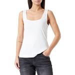 Reduzierte Weiße Langärmelige s.Oliver BLACK LABEL V-Ausschnitt T-Shirts für Damen Größe XS 