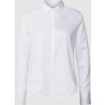 Weiße Unifarbene s.Oliver BLACK LABEL Hemdblusen aus Baumwolle für Damen Größe M für den für den Frühling 