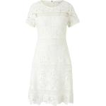 Weiße s.Oliver BLACK LABEL Mini Kurze Abendkleider mit Reißverschluss aus Polyester für Damen Größe M 