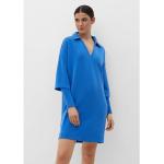 Royalblaue Langärmelige s.Oliver BLACK LABEL Mini V-Ausschnitt Minikleider & kurze Kleider für Damen Größe XS für den für den Winter 
