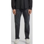 Anthrazitfarbene s.Oliver BLACK LABEL 5-Pocket Jeans aus Baumwollmischung für Herren Größe S Weite 34, Länge 32 