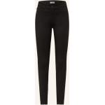 Schwarze s.Oliver BLACK LABEL Skinny Jeans aus Baumwollmischung für Damen Größe S 