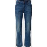 Reduzierte Blaue s.Oliver BLACK LABEL Slim Fit Jeans mit Reißverschluss aus Baumwollmischung für Herren Größe XXL Weite 34, Länge 30 