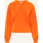 Orange Langärmelige s.Oliver BLACK LABEL Damensweatshirts Größe S 