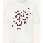 Weiße s.Oliver BLACK LABEL T-Shirts aus Baumwolle für Damen Größe XS 