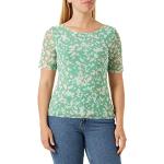 Reduzierte Grüne Kurzärmelige s.Oliver BLACK LABEL T-Shirts aus Mesh für Damen Größe S 