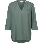 Grüne s.Oliver V-Ausschnitt Blusenshirts & Schlusen für Damen Größe L 