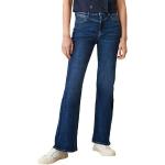 Blaue Unifarbene s.Oliver Jeans mit Stickerei mit Nieten mit Reißverschluss aus Baumwolle für Damen Größe M 