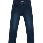 Blaue s.Oliver Straight Leg Jeans für Kinder aus Denim Größe 104 