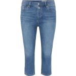 Blaue s.Oliver Capri-Jeans für Damen Größe M 
