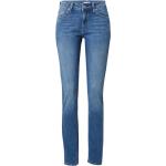 Blaue s.Oliver Slim Fit Jeans mit Reißverschluss aus Denim für Damen Größe XS Weite 38, Länge 32 