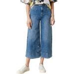 Blaue Unifarbene Casual s.Oliver 7/8 Jeans & Ankle-Jeans mit Reißverschluss aus Baumwolle für Damen Größe M 
