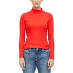 Rote Langärmelige s.Oliver T-Shirts für Damen Größe L für den für den Herbst 