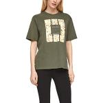 Reduzierte Grüne s.Oliver Rundhals-Ausschnitt T-Shirts für Damen Größe M 