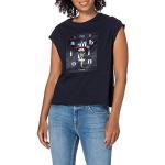 Reduzierte Marineblaue s.Oliver T-Shirts aus Jersey für Damen Größe XS 