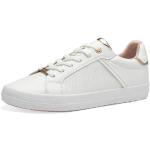 s.Oliver Damen Sneaker flach Leicht Bequem, Weiß (White), 42