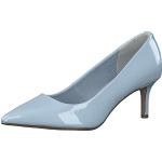 Reduzierte Hellblaue s.Oliver High Heels & Stiletto-Pumps aus Textil für Damen Größe 36 