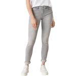 Hellgraue s.Oliver Skinny Jeans aus Denim für Damen Größe S Weite 36 