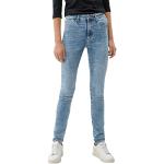 Reduzierte Hellblaue Elegante s.Oliver Ankle-Jeans aus Denim für Damen Größe S Weite 42 