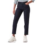Reduzierte Blaue s.Oliver Ankle-Jeans mit Reißverschluss aus Baumwollmischung für Damen Größe S 