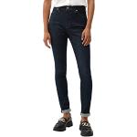 Reduzierte Dunkelblaue Super Skinny s.Oliver Denim Skinny Jeans mit Reißverschluss aus Baumwollmischung für Damen Größe S Weite 32 