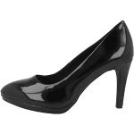Reduzierte Schwarze s.Oliver High Heels & Stiletto-Pumps in Schmalweite aus Leder für Damen Größe 37 