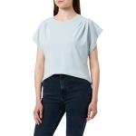Reduzierte Blaue Melierte Kurzärmelige s.Oliver T-Shirts aus Jersey für Damen Größe XL 