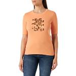 Reduzierte Orange Kurzärmelige s.Oliver T-Shirts aus Jersey für Damen Größe M 