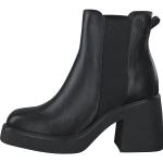 Schwarze s.Oliver Ankle Boots & Klassische Stiefeletten ohne Verschluss aus Textil für Damen 
