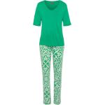 Grüne s.Oliver Pyjamas lang für Damen Größe XS 