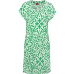 Grüne Kurzärmelige s.Oliver Damennachthemden mit Ornament-Motiv Größe S 