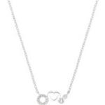 S.Oliver Halskette für Mädchen, 925 Sterling Silber | Herz, Silber, 37+3 cm