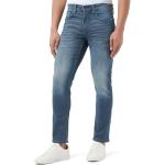 Reduzierte Blaue s.Oliver Slim Fit Jeans mit Reißverschluss aus Denim für Herren Größe S Weite 29 