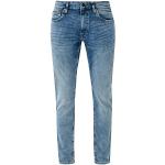 Blaue s.Oliver Slim Fit Jeans mit Reißverschluss aus Baumwollmischung für Herren Größe S Weite 36 
