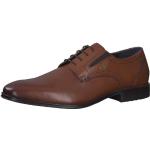 Reduzierte Braune Business s.Oliver Hochzeitsschuhe & Oxford Schuhe mit Schnürsenkel in Komfortweite aus Leder für Herren Größe 40 