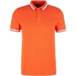 Orange Gestreifte Elegante s.Oliver T-Shirts aus Baumwolle für Herren Größe S 